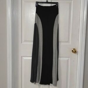 Gray Multi Maxi Skirt